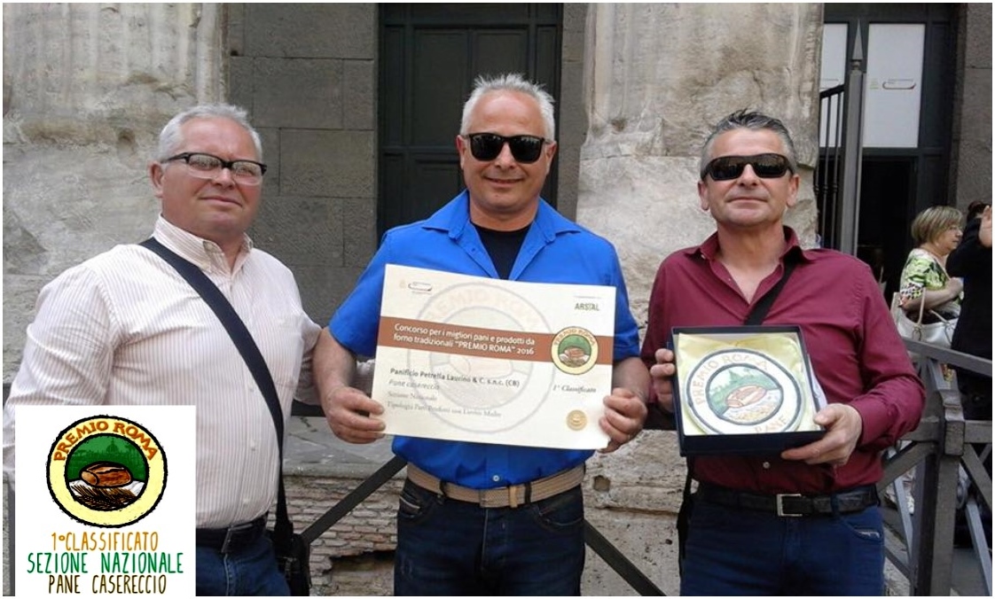 Premio Pane Roma 2016, il Molise vola grazie al “Panificio Petrella Laurino”