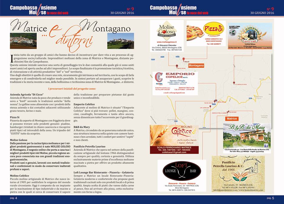 Matrice, Montagano e dintorni…